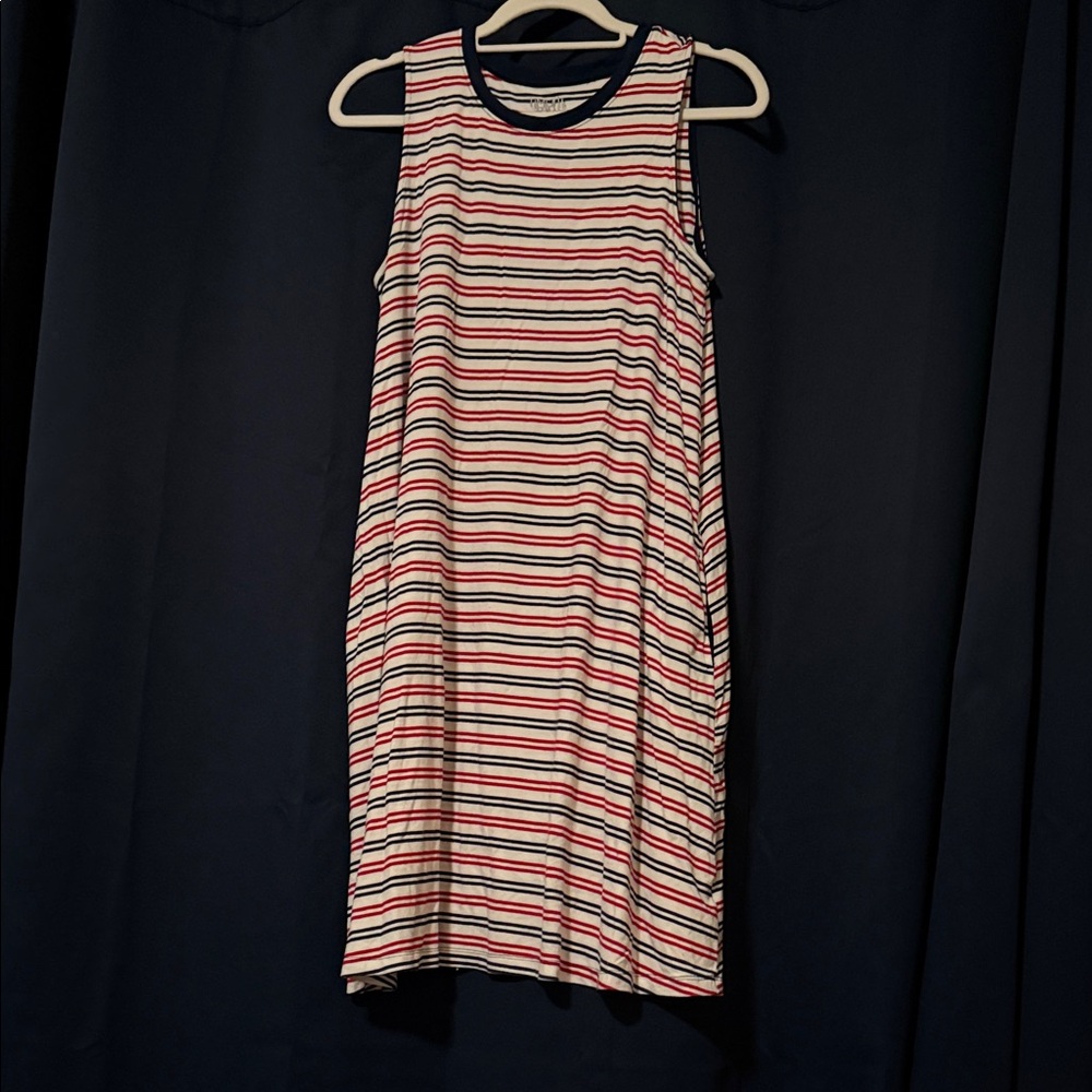 Striped Sleeveless Dress